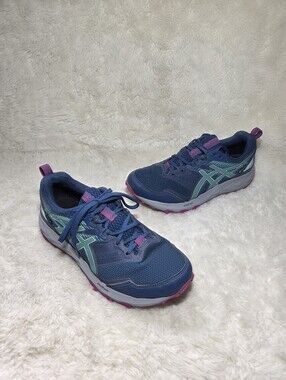 ASICS GEL-Sonoma 6 G-TX Gore-Tex Trail Running Shoes Blue Pink Women's Size 8
